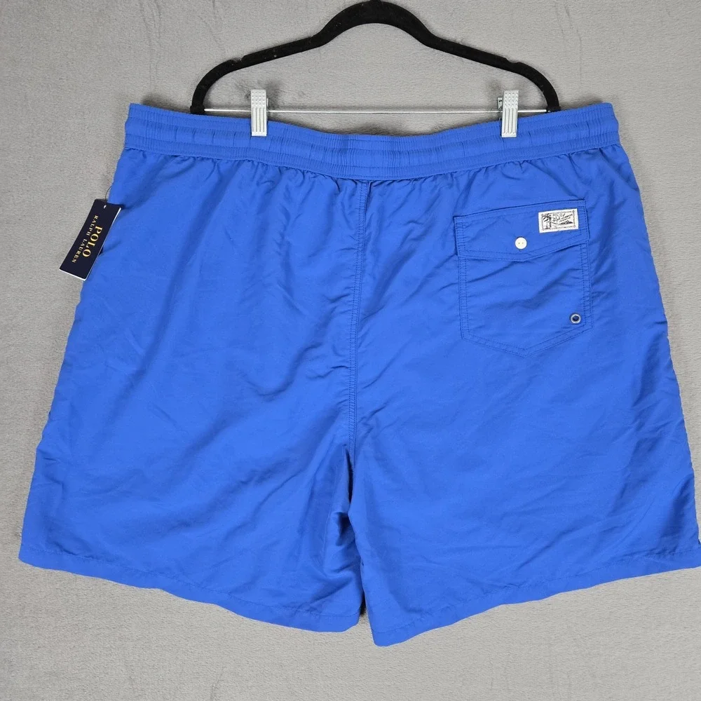 Polo Ralph Lauren Swim Trunks Mens 3XLT Blue Big & Tall Mesh Lined Pony NWT